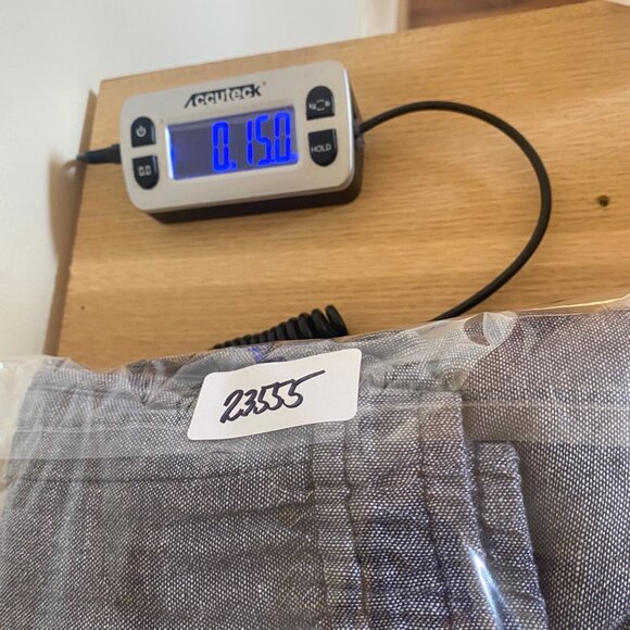 Old Navy Pants Womens Large Navy Linen Blend Pull On Wide Leg Pockets Everyday - Picture 13 of 13